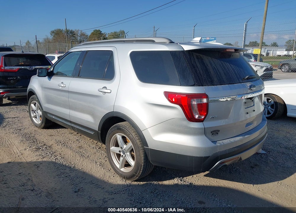 2017 FORD EXPLORER XLT VIN: 1FM5K8D85HGE25470