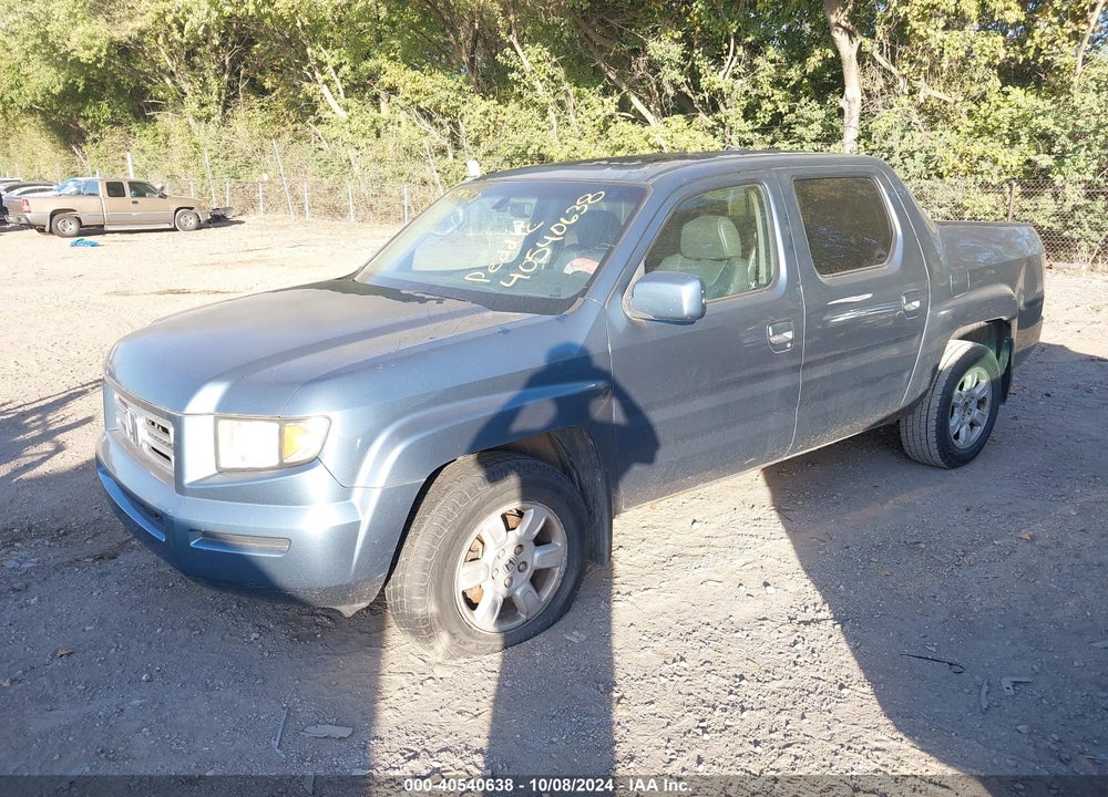 2007 HONDA RIDGELINE RTL VIN: 2HJYK16527H542482