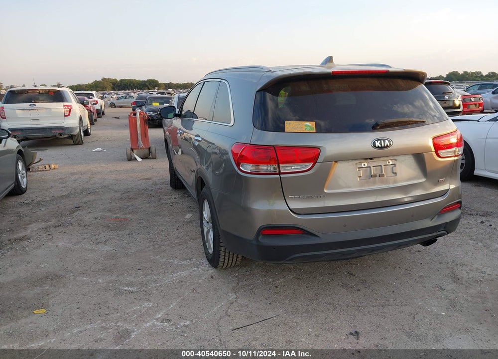 2017 KIA SORENTO 2.4L LX VIN: 5XYPG4A39HG236520