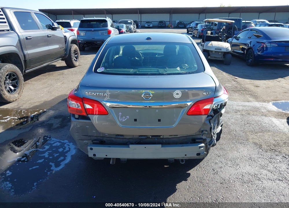 2018 NISSAN SENTRA SV VIN: 3N1AB7AP4JY345545