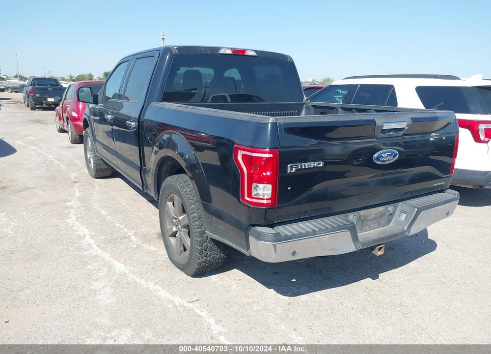2016 FORD F-150 XLT VIN: 1FTEW1C83GKD47347