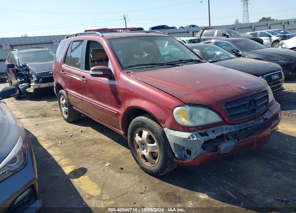 2002 MERCEDES-BENZ ML 320 VIN: 4JGAB54E22A338347