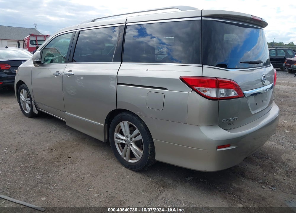 2011 NISSAN QUEST SL VIN: JN8AE2KP5B9008870