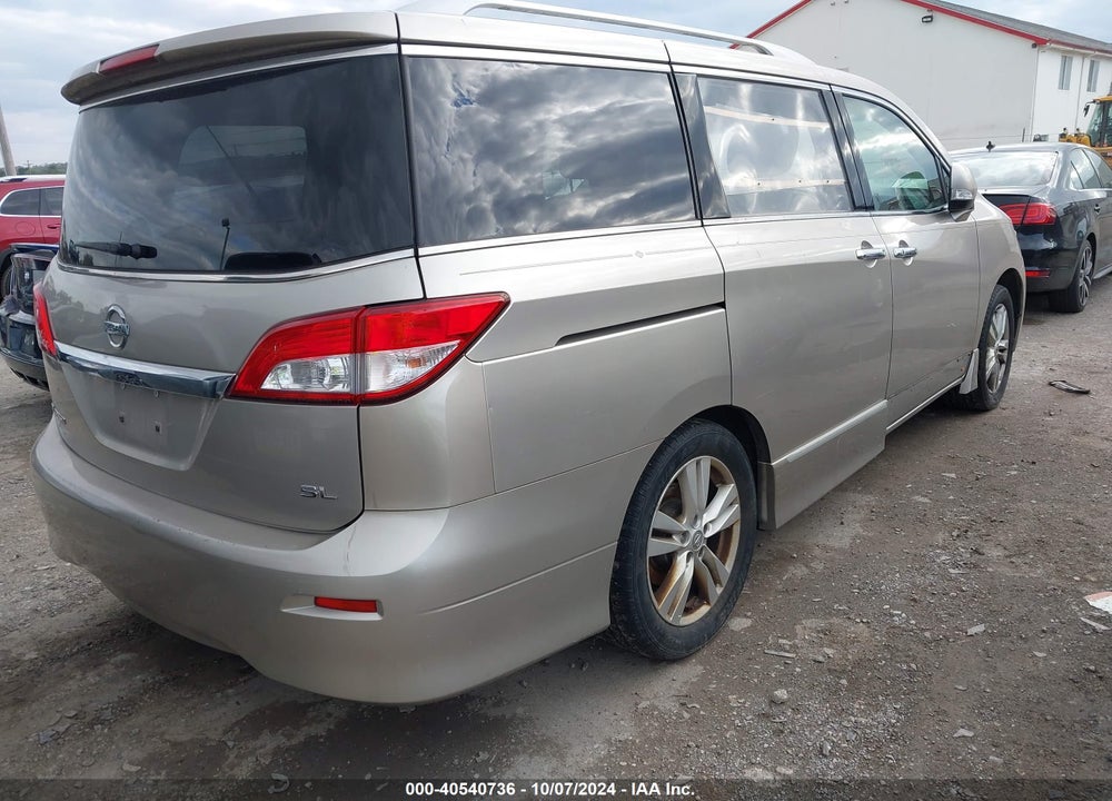 2011 NISSAN QUEST SL VIN: JN8AE2KP5B9008870