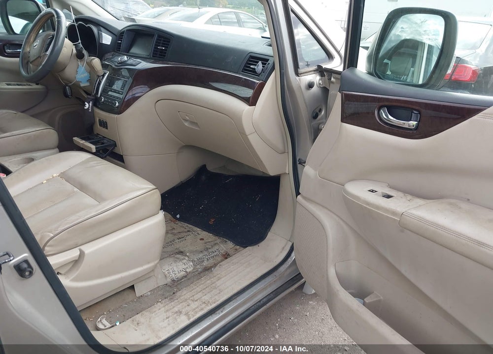2011 NISSAN QUEST SL VIN: JN8AE2KP5B9008870