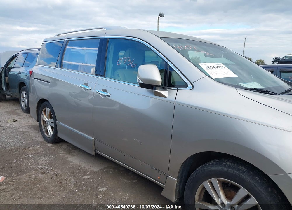 2011 NISSAN QUEST SL VIN: JN8AE2KP5B9008870