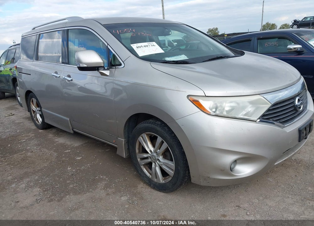 2011 NISSAN QUEST SL VIN: JN8AE2KP5B9008870