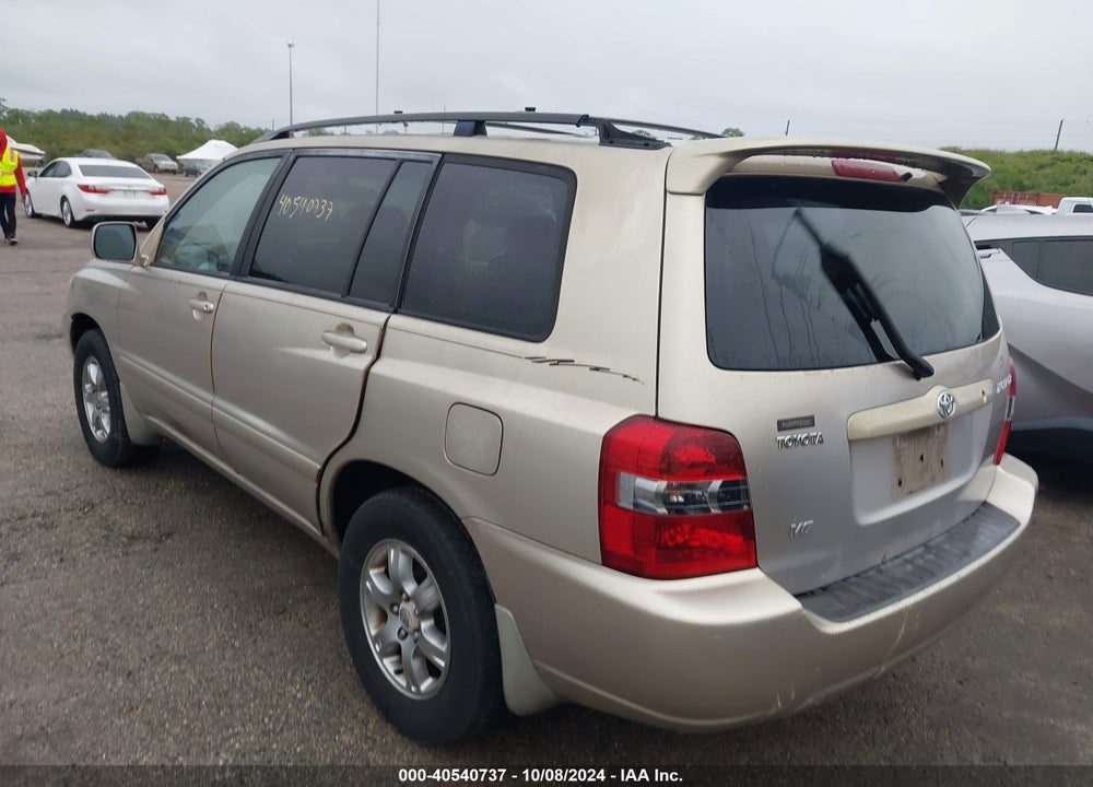 2007 TOYOTA HIGHLANDER V6 VIN: JTEDP21A770129939