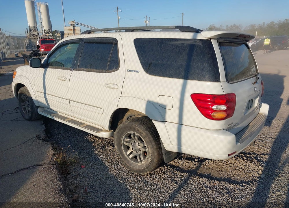 2004 TOYOTA SEQUOIA LIMITED V8 VIN: 5TDBT48A64S212828