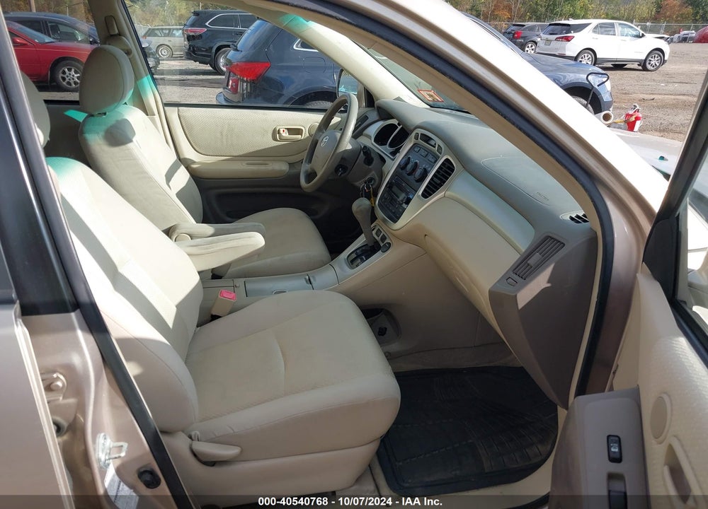 2005 TOYOTA HIGHLANDER V6 VIN: JTEEP21A850085046