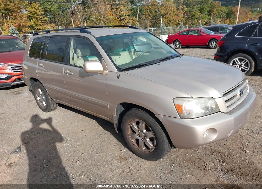 2005 TOYOTA HIGHLANDER V6 VIN: JTEEP21A850085046