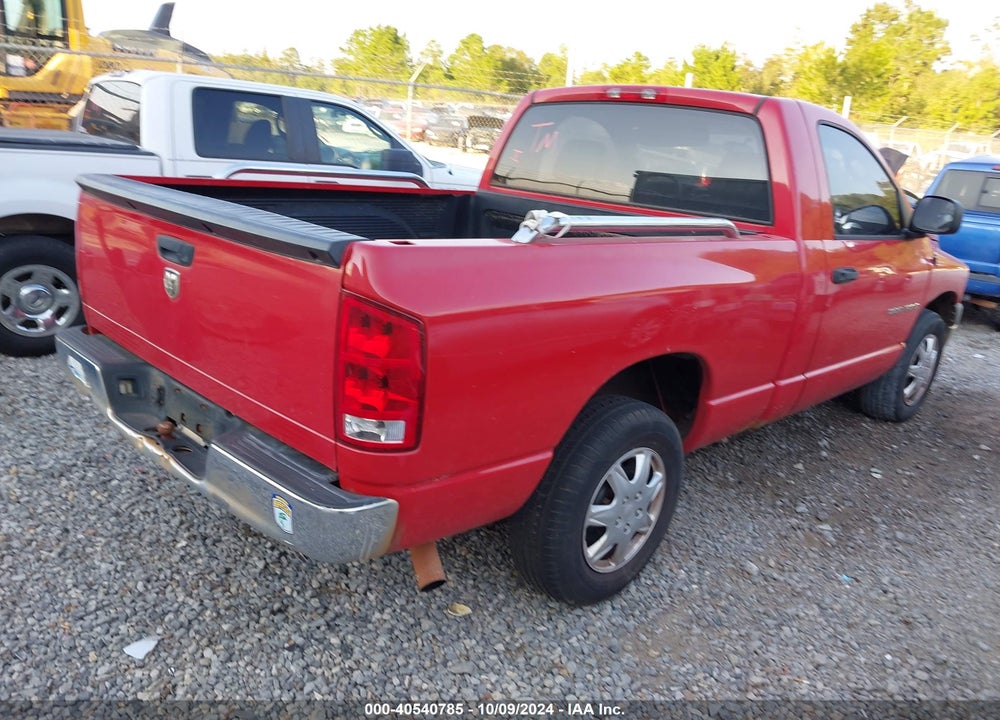 2006 DODGE RAM 1500 ST VIN: 1D7HA16N66J124033