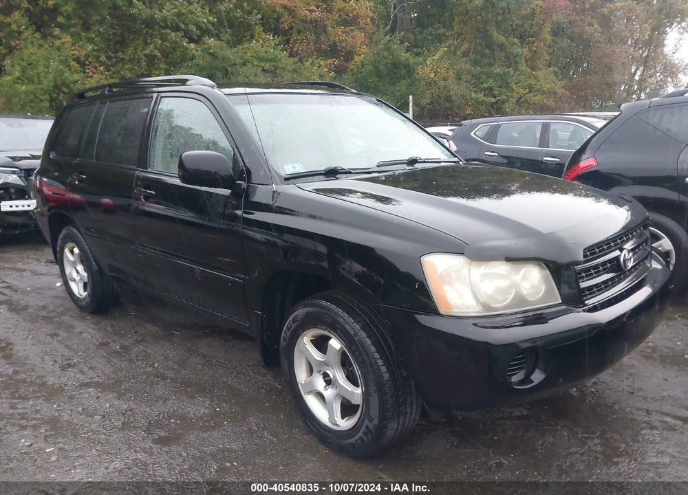 2003 TOYOTA HIGHLANDER VIN: JTEHD21A630025138