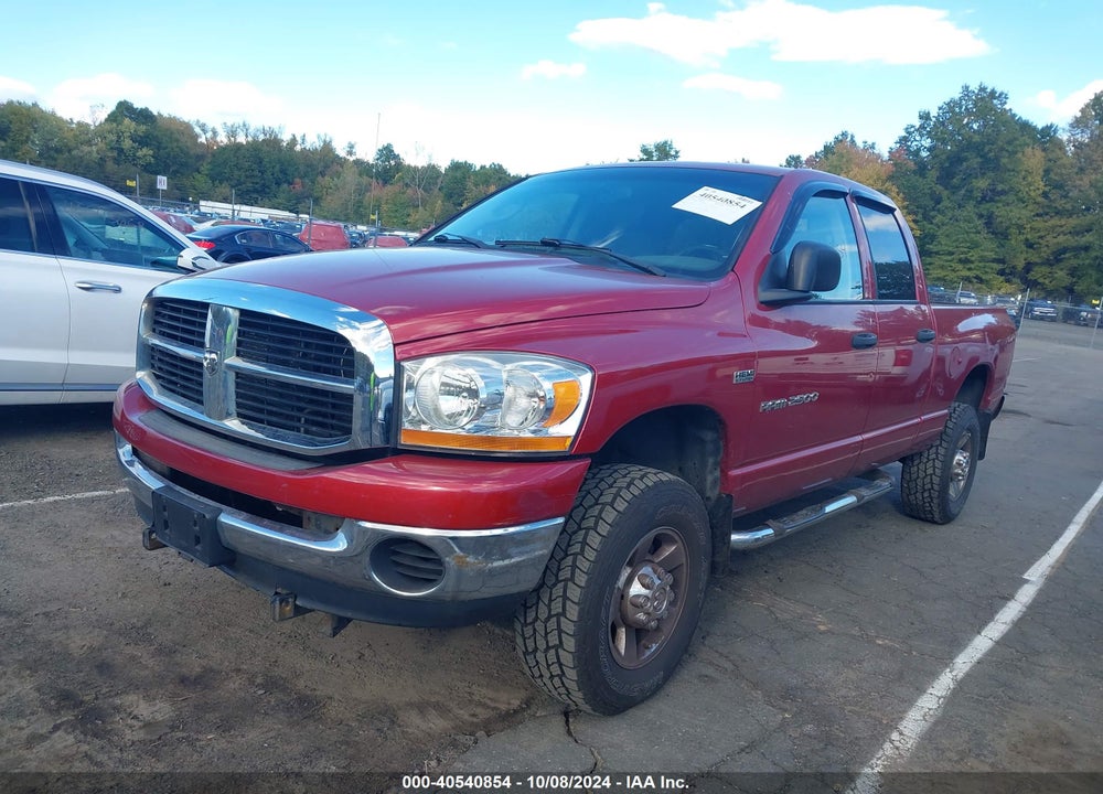 2006 DODGE RAM 2500 LARAMIE VIN: 1D7KS28D16J113339