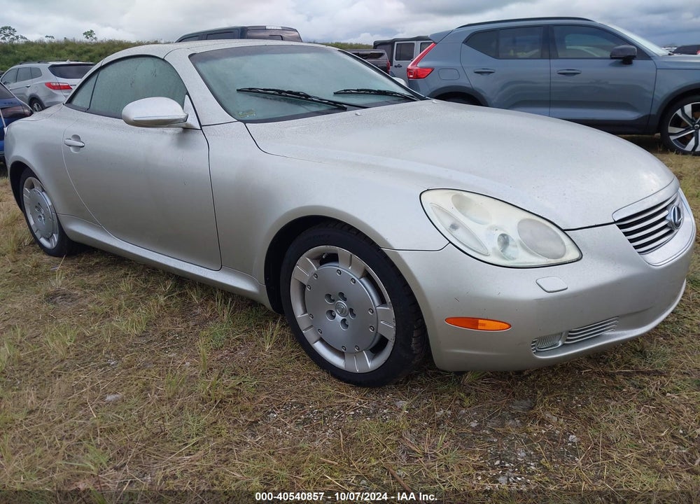 2002 LEXUS SC 430 VIN: JTHFN48Y620027508