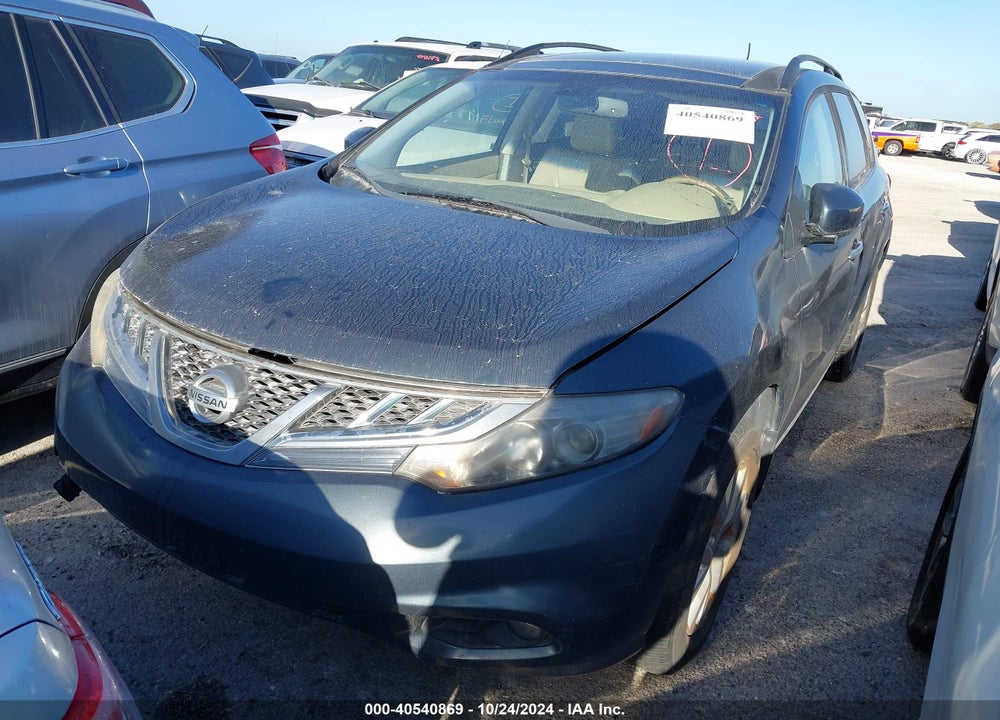 2011 NISSAN MURANO SL VIN: JN8AZ1MU6BW055375