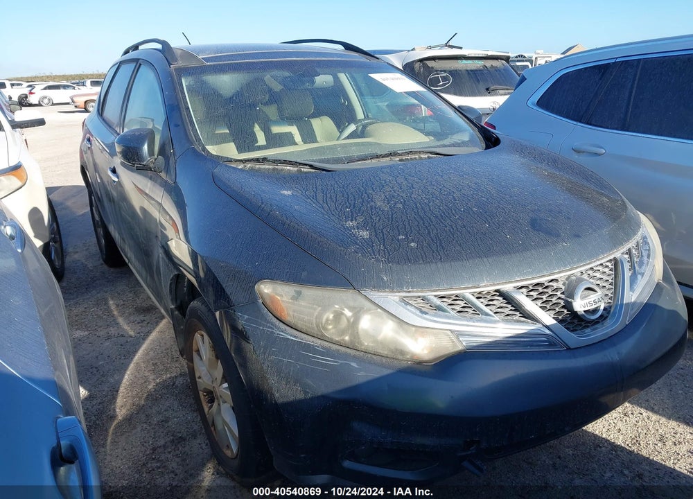 2011 NISSAN MURANO SL VIN: JN8AZ1MU6BW055375