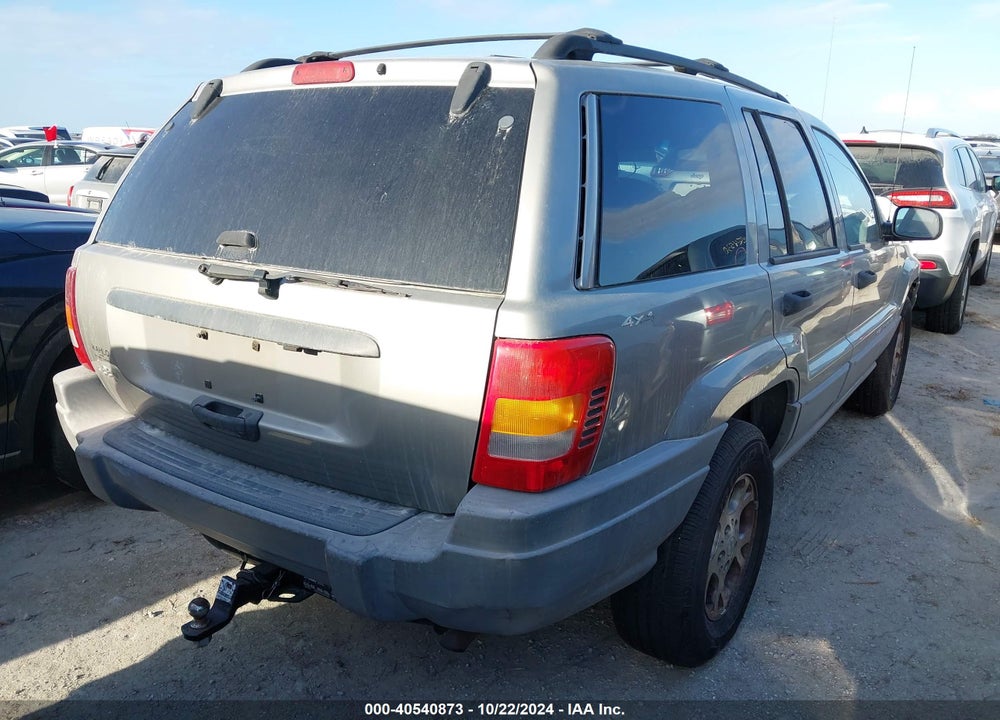 2000 JEEP GRAND CHEROKEE LAREDO VIN: 1J4GW48S3YC327507