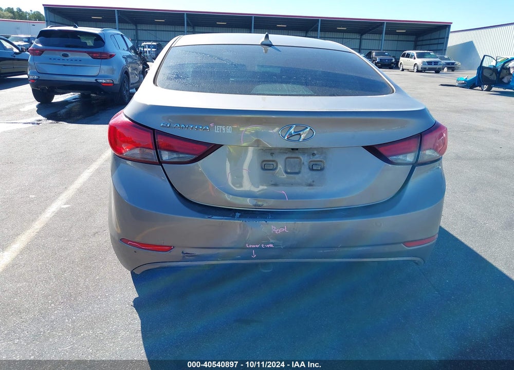 2015 HYUNDAI ELANTRA SE VIN: 5NPDH4AE8FH612499