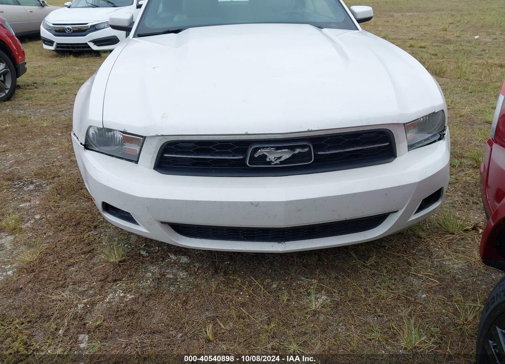 2012 FORD MUSTANG V6 PREMIUM VIN: 1ZVBP8EM6C5280879