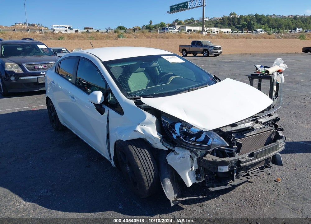 2013 KIA RIO LX VIN: KNADM4A39D6153546