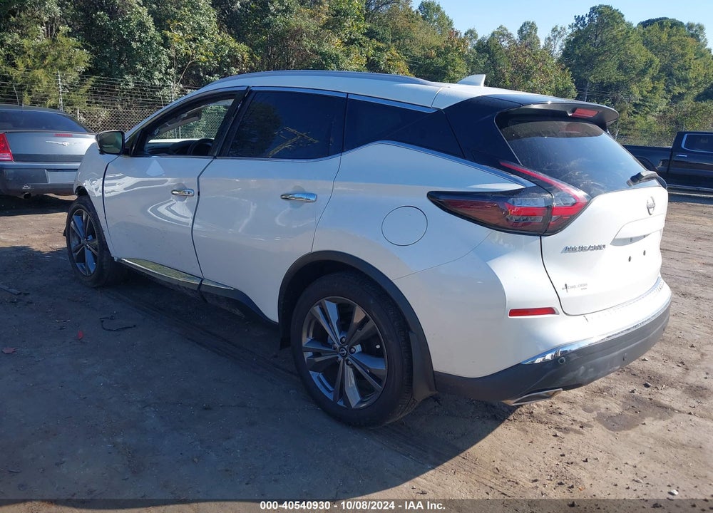 2023 NISSAN MURANO PLATINUM FWD VIN: 5N1AZ2DJ0PC126565