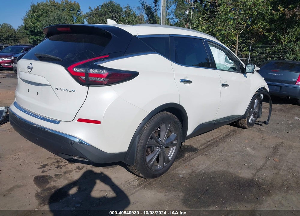 2023 NISSAN MURANO PLATINUM FWD VIN: 5N1AZ2DJ0PC126565