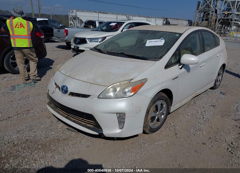 2013 TOYOTA PRIUS TWO VIN: JTDKN3DU7D0354404