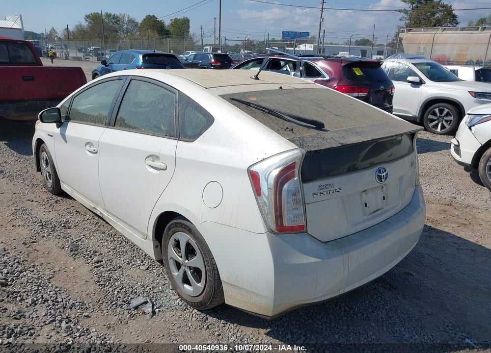 2013 TOYOTA PRIUS TWO VIN: JTDKN3DU7D0354404