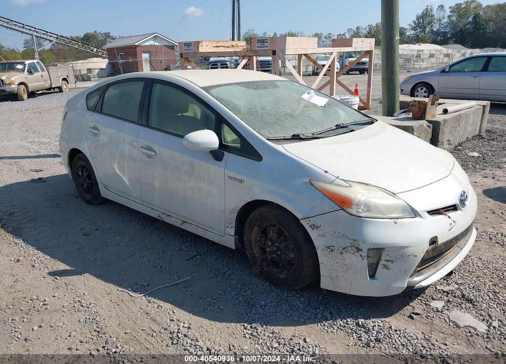 2013 TOYOTA PRIUS TWO VIN: JTDKN3DU7D0354404
