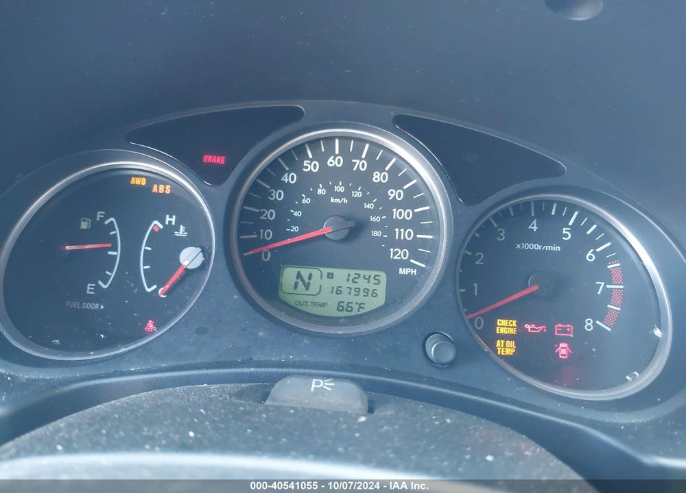 2006 SUBARU FORESTER 2.5X L.L. BEAN EDITION VIN: JF1SG67696H701590