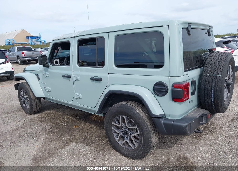 2024 JEEP WRANGLER 4-DOOR SAHARA 4X4 VIN: 1C4PJXEN9RW155603