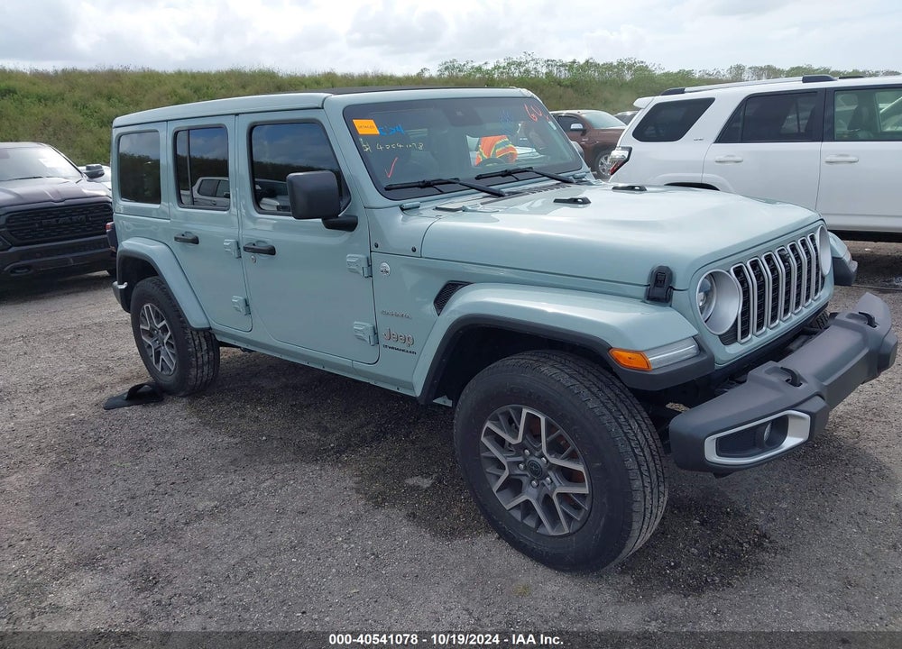 2024 JEEP WRANGLER 4-DOOR SAHARA 4X4 VIN: 1C4PJXEN9RW155603