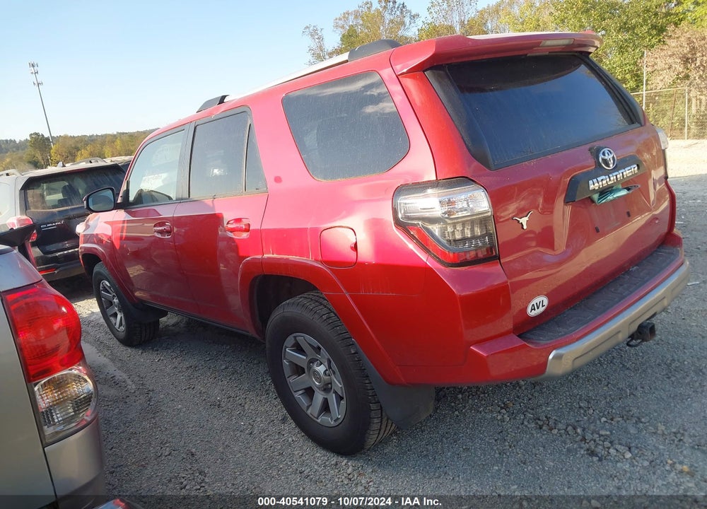 2015 TOYOTA 4RUNNER TRAIL VIN: JTEBU5JR1F5212436