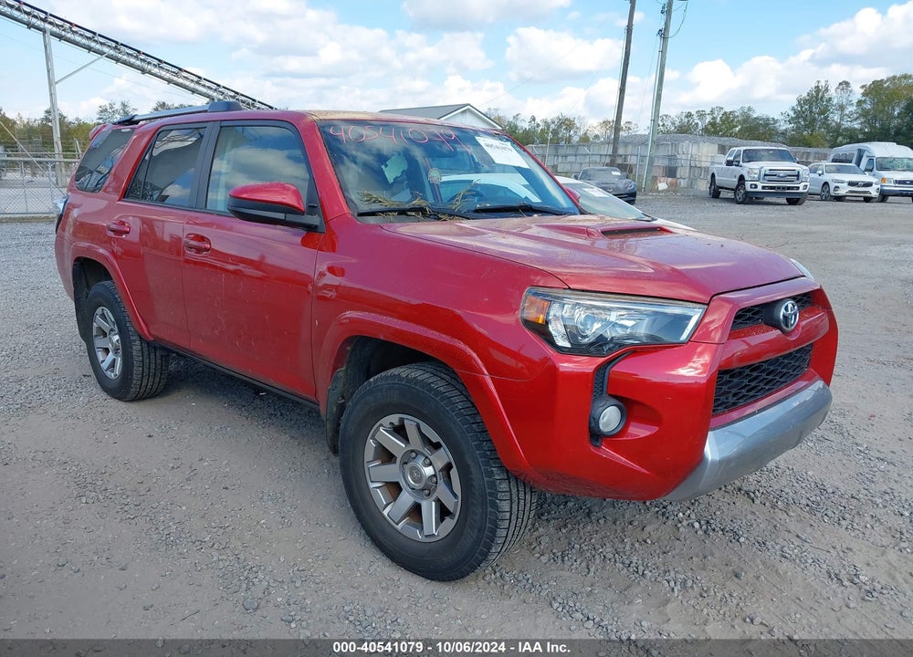 2015 TOYOTA 4RUNNER TRAIL VIN: JTEBU5JR1F5212436
