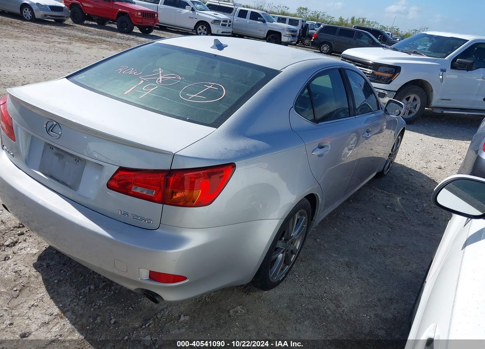 2008 LEXUS IS 250 VIN: JTHBK262482076312