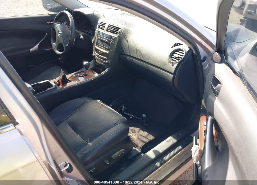 2008 LEXUS IS 250 VIN: JTHBK262482076312