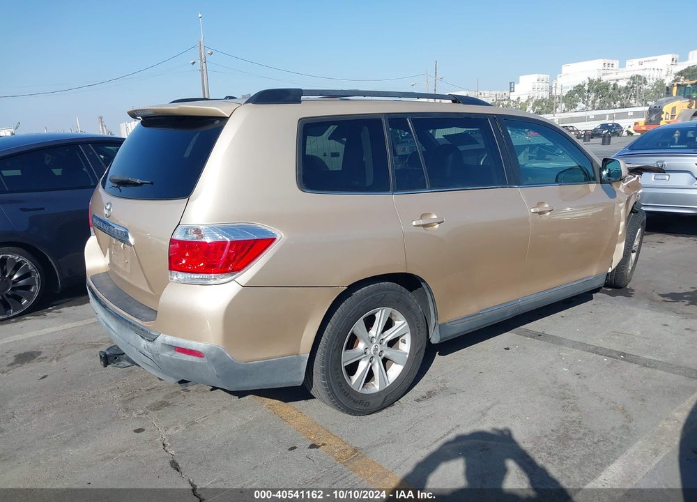 2012 TOYOTA HIGHLANDER SE V6 VIN: 5TDZK3EH5CS085243