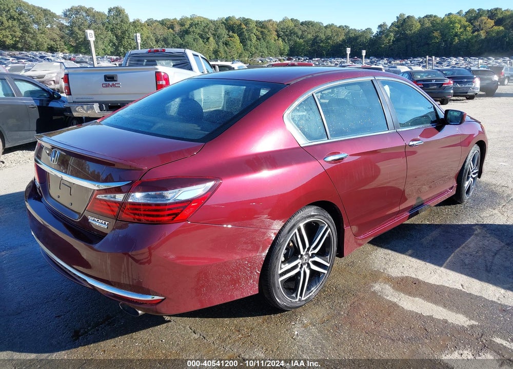 2017 HONDA ACCORD SPORT SE VIN: 1HGCR2F1XHA084415