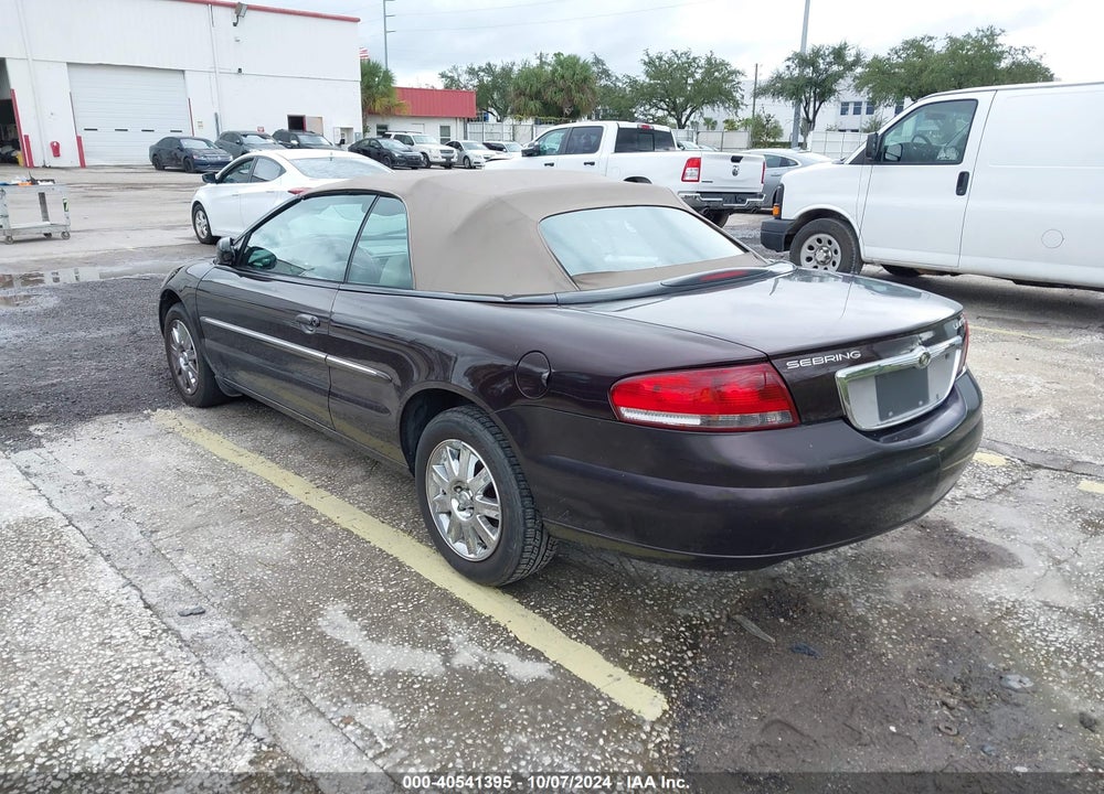 2004 CHRYSLER SEBRING LIMITED VIN: 1C3EL65R24N234063