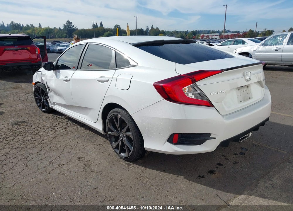 2019 HONDA CIVIC SPORT VIN: 19XFC2F88KE205635