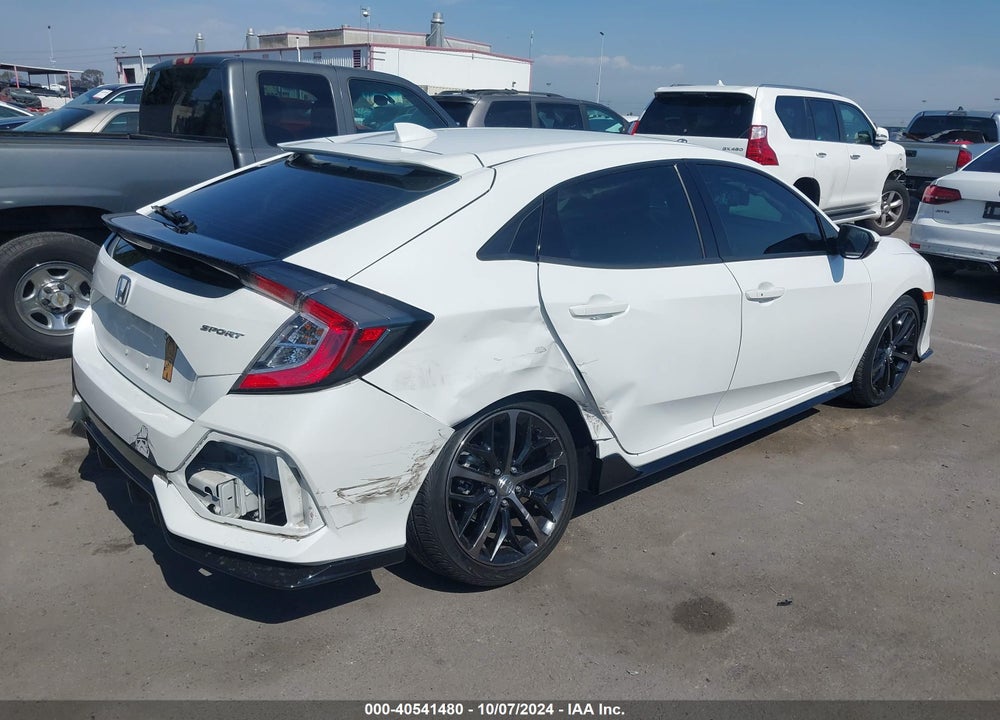 2021 HONDA CIVIC SPORT VIN: SHHFK7H41MU412678