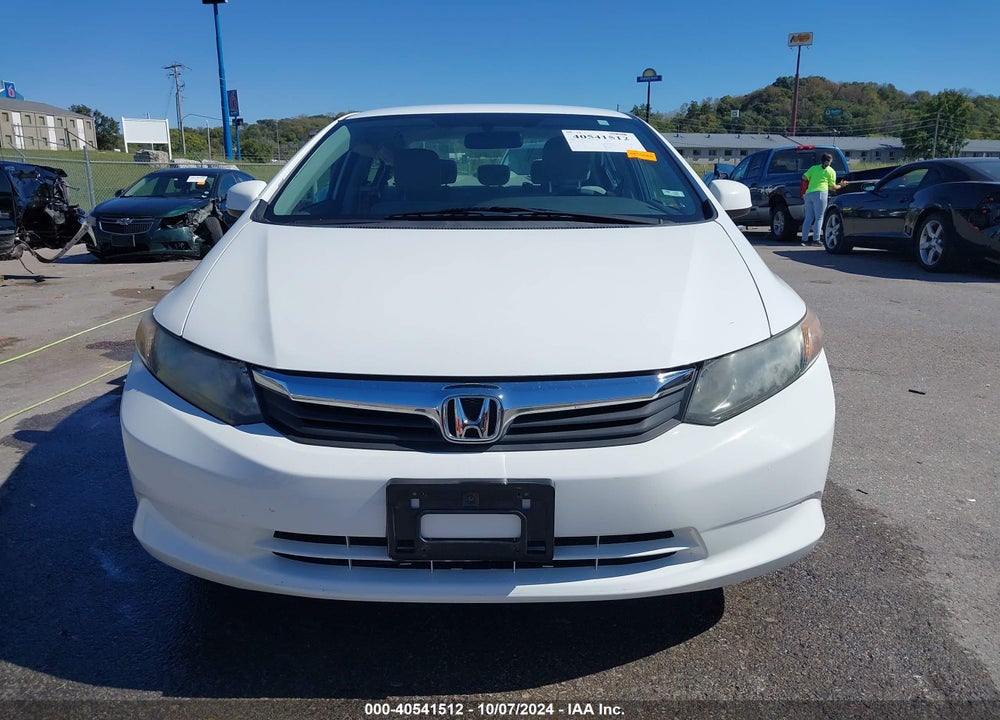 2012 HONDA CIVIC LX VIN: 19XFB2F55CE092169