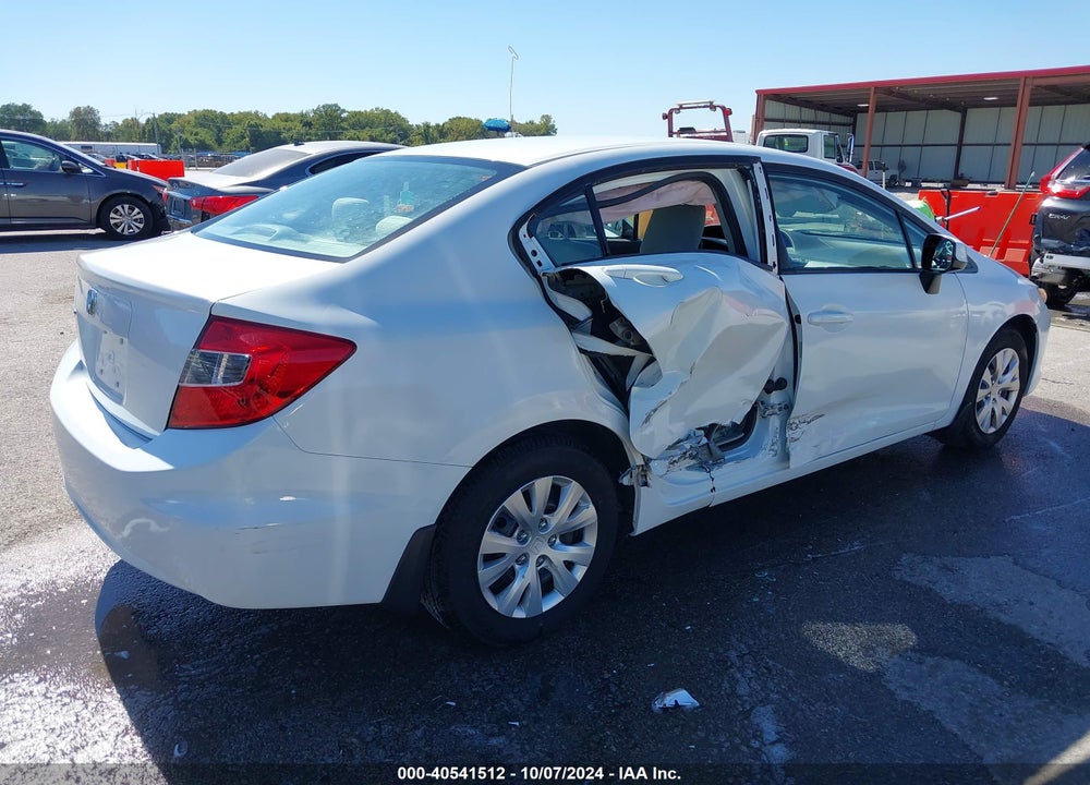 2012 HONDA CIVIC LX VIN: 19XFB2F55CE092169