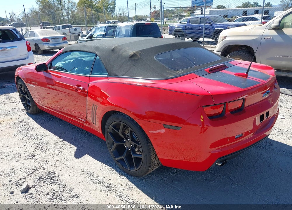 2011 CHEVROLET CAMARO 2LT VIN: 2G1FC3DD8B9186565