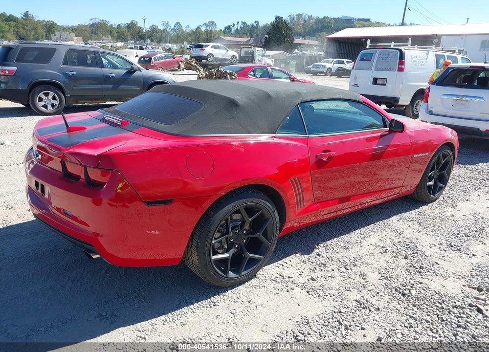 2011 CHEVROLET CAMARO 2LT VIN: 2G1FC3DD8B9186565