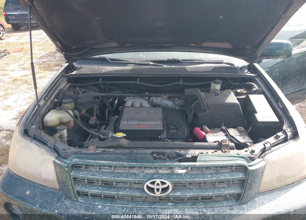 2002 TOYOTA HIGHLANDER V6 VIN: JTEHF21A820052639