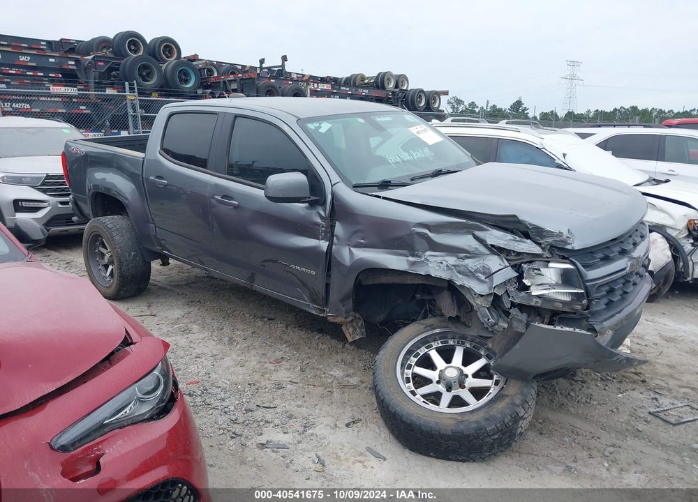 2021 CHEVROLET COLORADO 4WD SHORT BOX WT VIN: 1GCGTBEN3M1130988