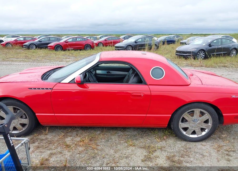 2002 FORD THUNDERBIRD PREMIUM VIN: 1FAHP60A72Y121631