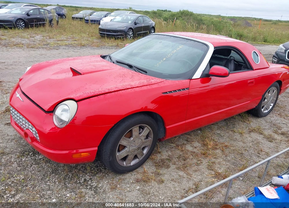 2002 FORD THUNDERBIRD PREMIUM VIN: 1FAHP60A72Y121631